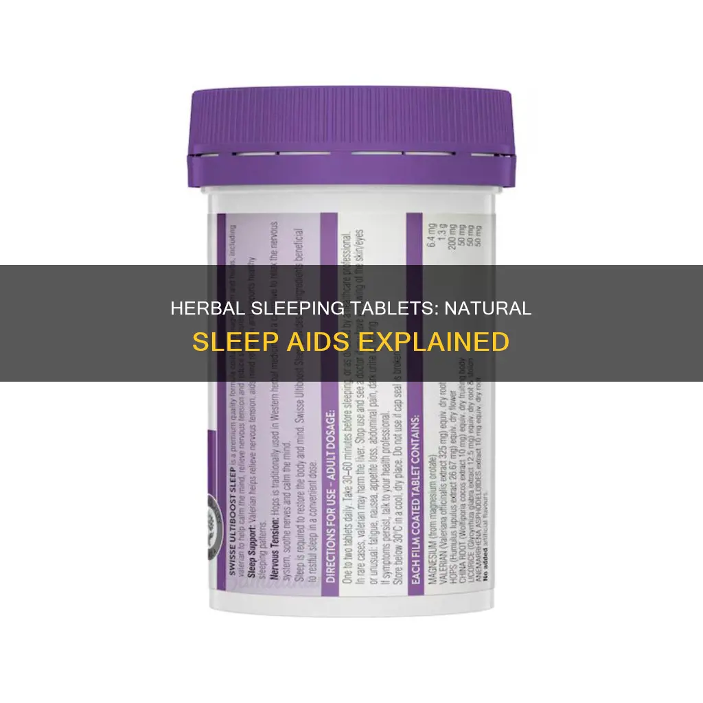 how do herbal sleeping tablets work