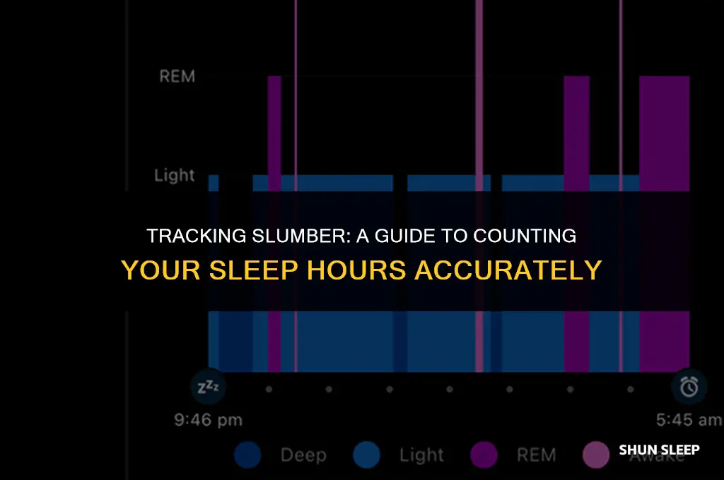 how do i count my hours of sleep
