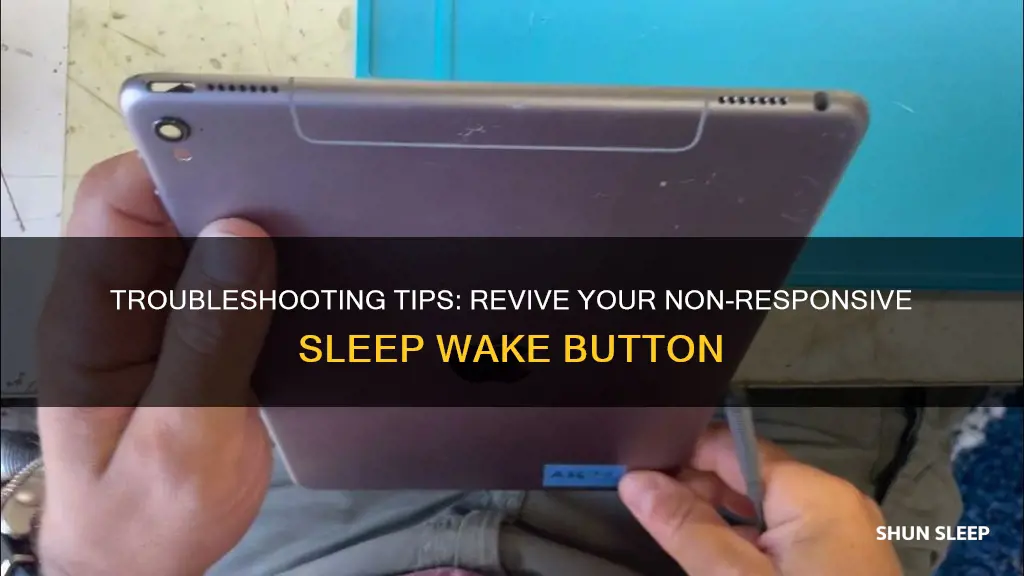 how do i fix sleep wake button that quit working