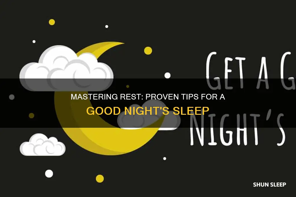 how do i get a good nightss sleep