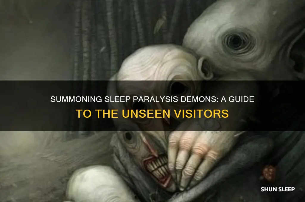 how do i get a sleep paralysis demon