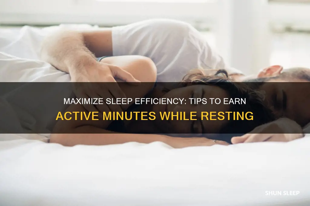 how do i get active minutes while sleeping