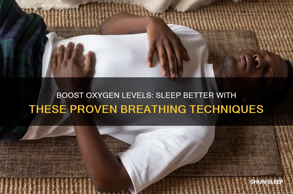 how do i get more oxygen while sleeping