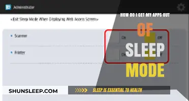 Wake Up Your Apps: How to Exit Sleep Mode Easily