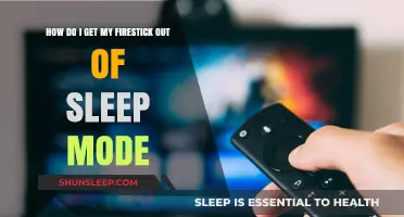 Wake Up Your Firestick: Quick Fix to Exit Sleep Mode