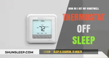 Wake Up Your Honeywell Thermostat: Exit Sleep Mode Easily