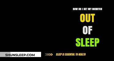 Quick Fix: Waking Up Your Monitor from Sleep Mode Easily