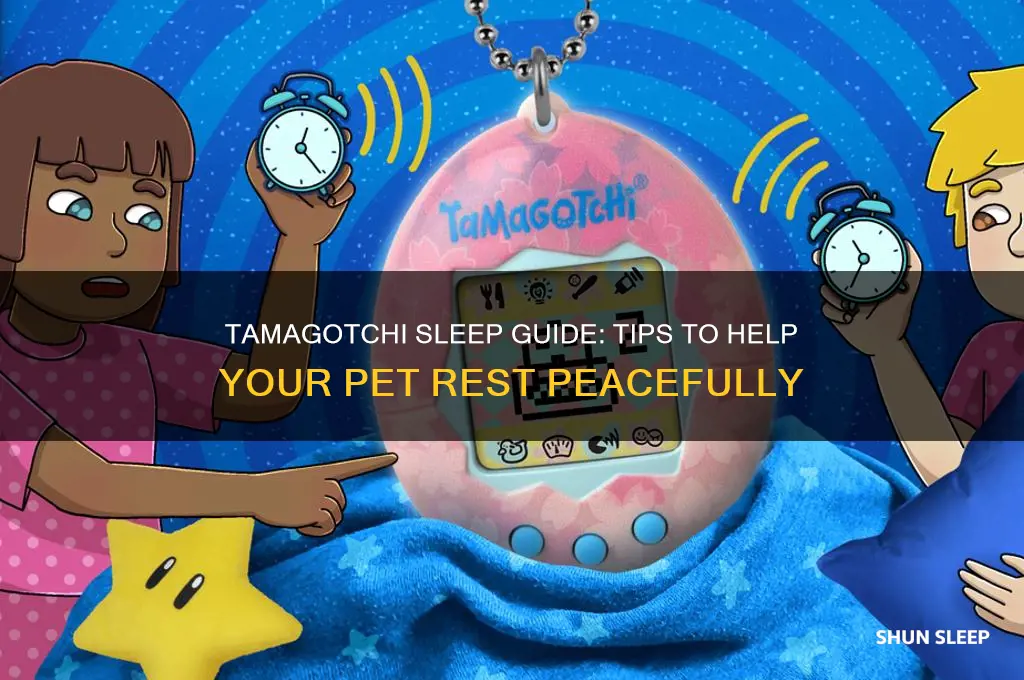 how do i get my tamagotchi to sleep