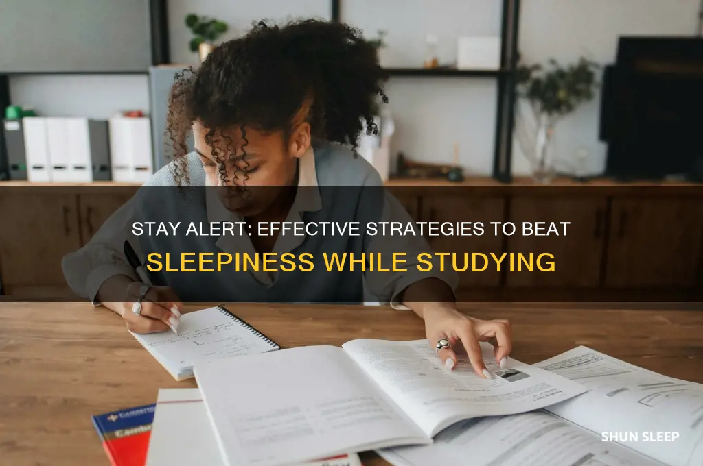 how do i get rid of sleep while studying