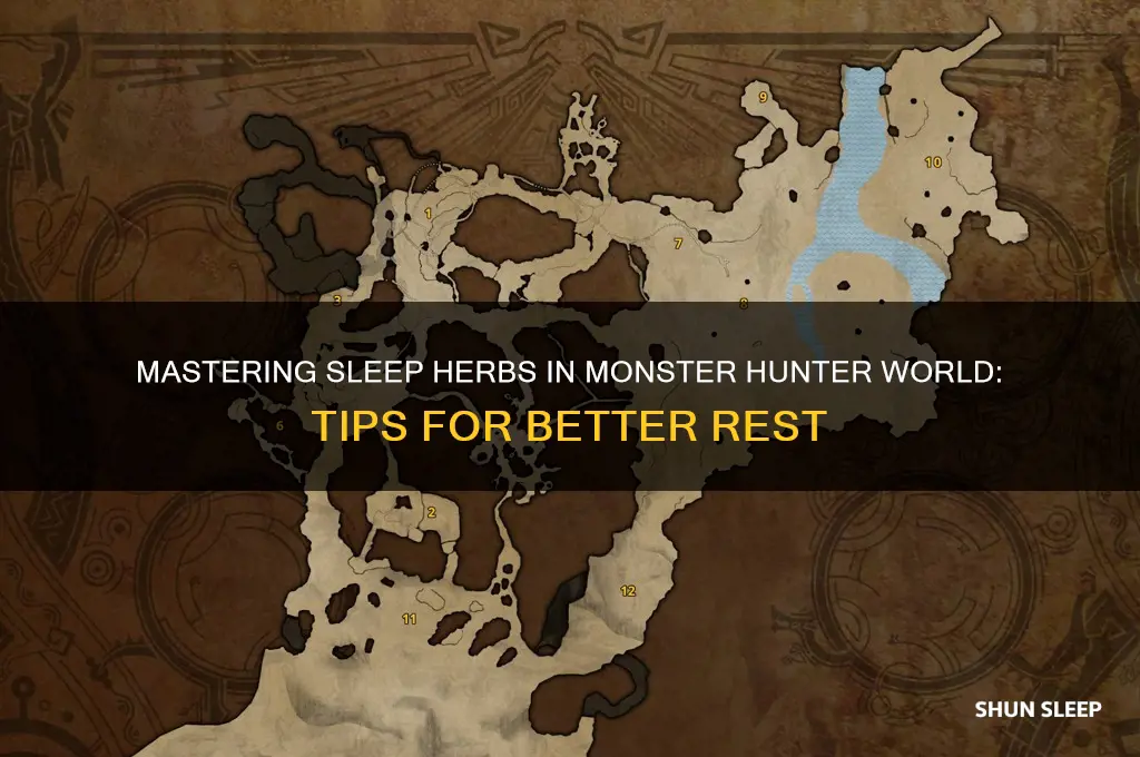 how do i get sleep hervs in monster hunter world