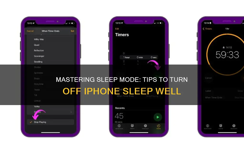 how do i get sleep well off my iphone
