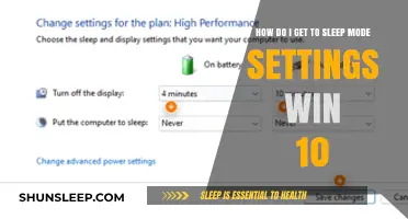 Accessing Sleep Mode Settings in Windows 10: A Quick Guide