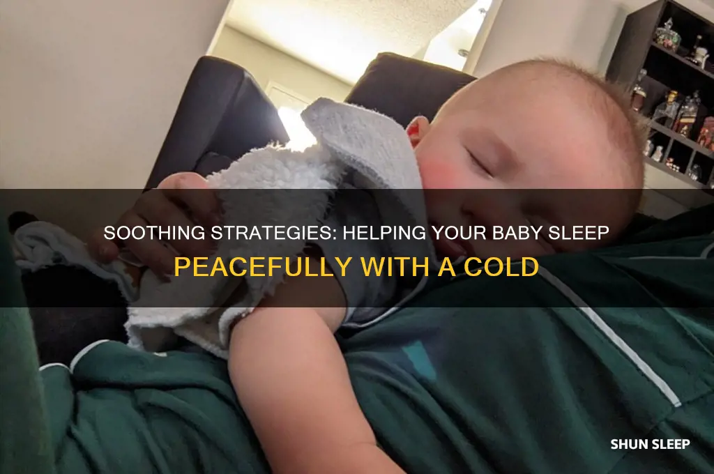 how do i help my baby sleep with a cold