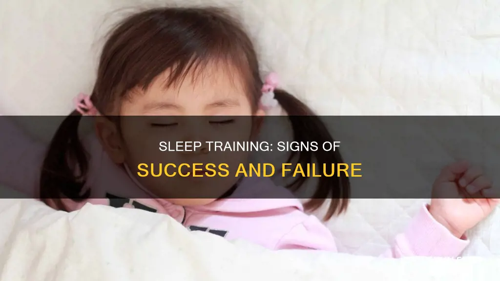 how do i know if sleep training is working