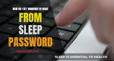 Unlocking Windows 10: Wake from Sleep with Password