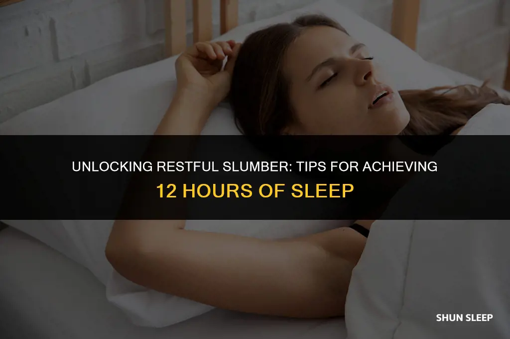 how do i sleep 12 hours