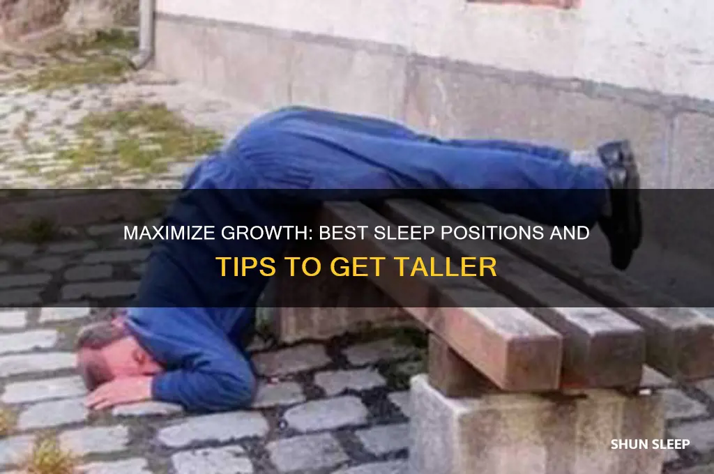 how do i sleep to get taller
