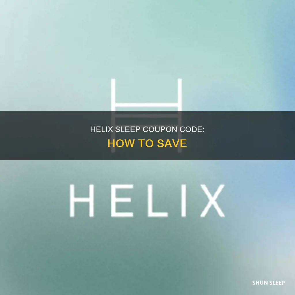 how do i use coupon code helix sleep