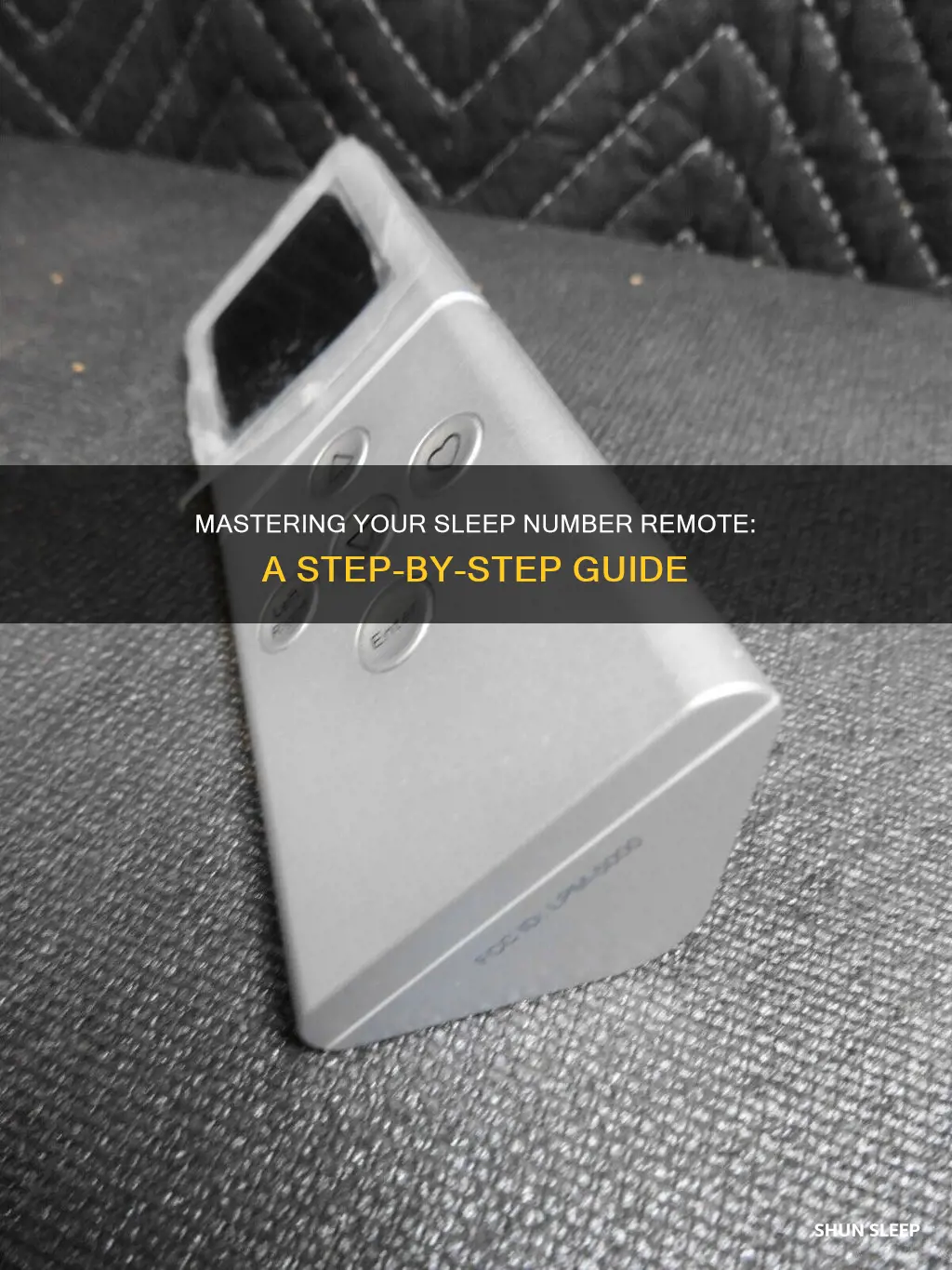how do i use my sleep number remote