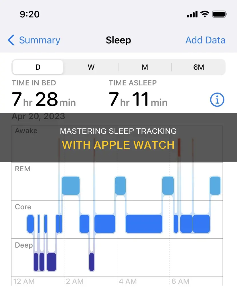 how do i use the sleep app on apple watch