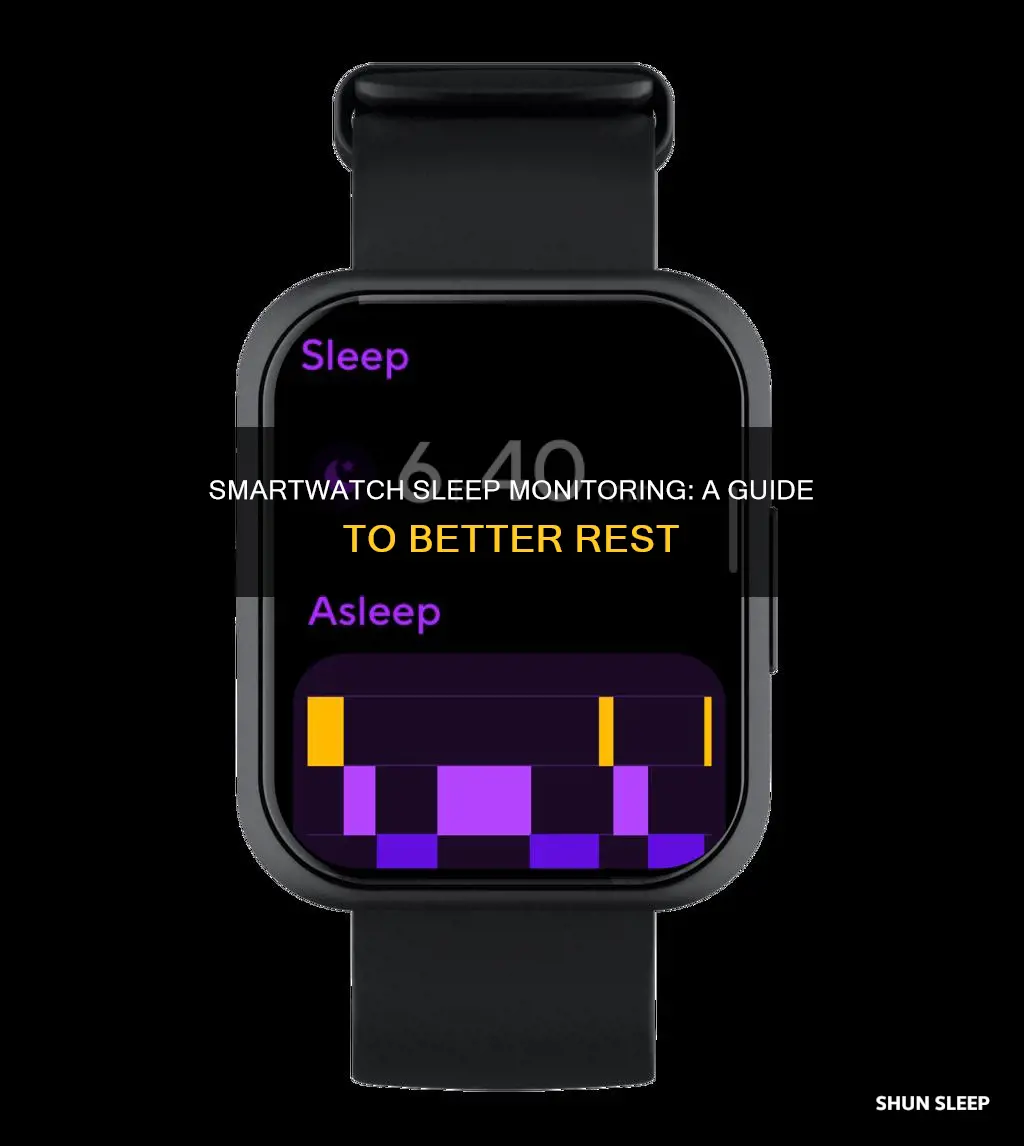 how do i use the sleep monitor on my smartwatch