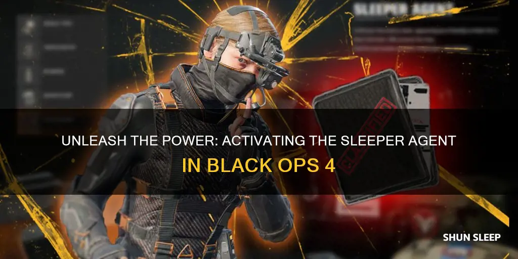 how do i wake the sleeper agent black ops 4