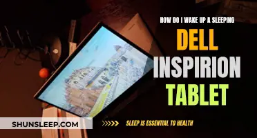 Waking Up a Dell Inspiron Tablet: Troubleshooting Guide