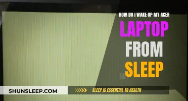 Waking Up Your Acer Laptop from Sleep Mode