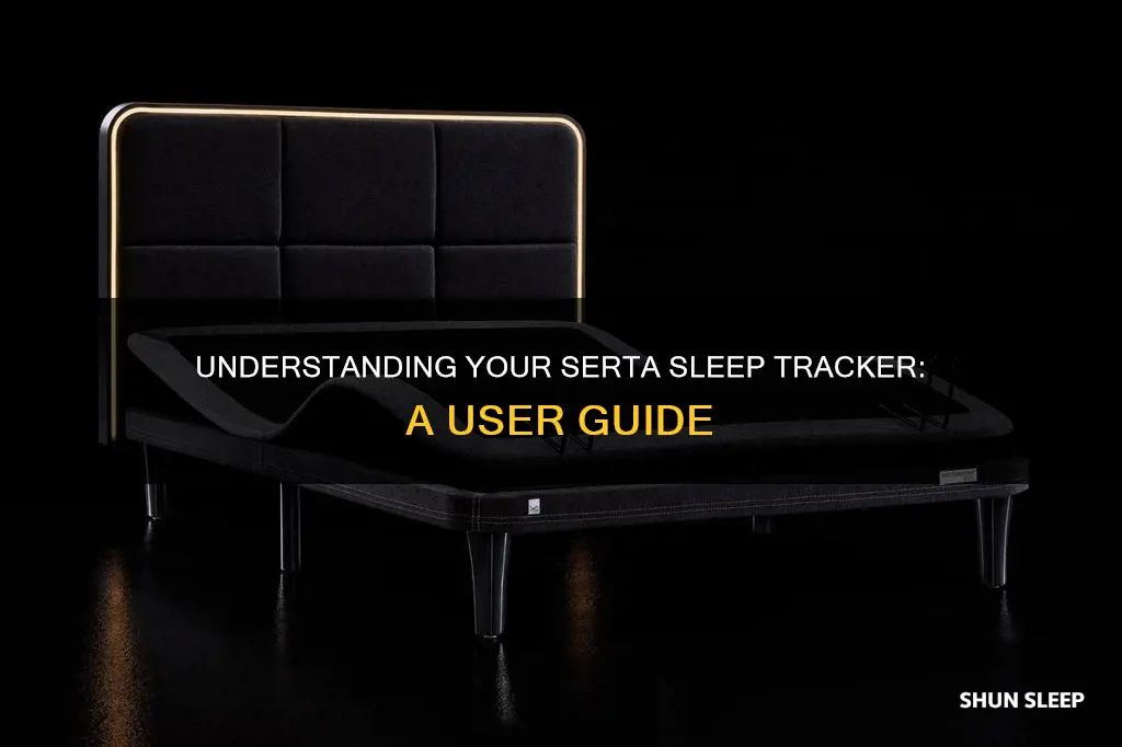how do i work my sleep tracker serta