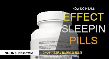 Meals and Sleeping Pills: What's the Connection?