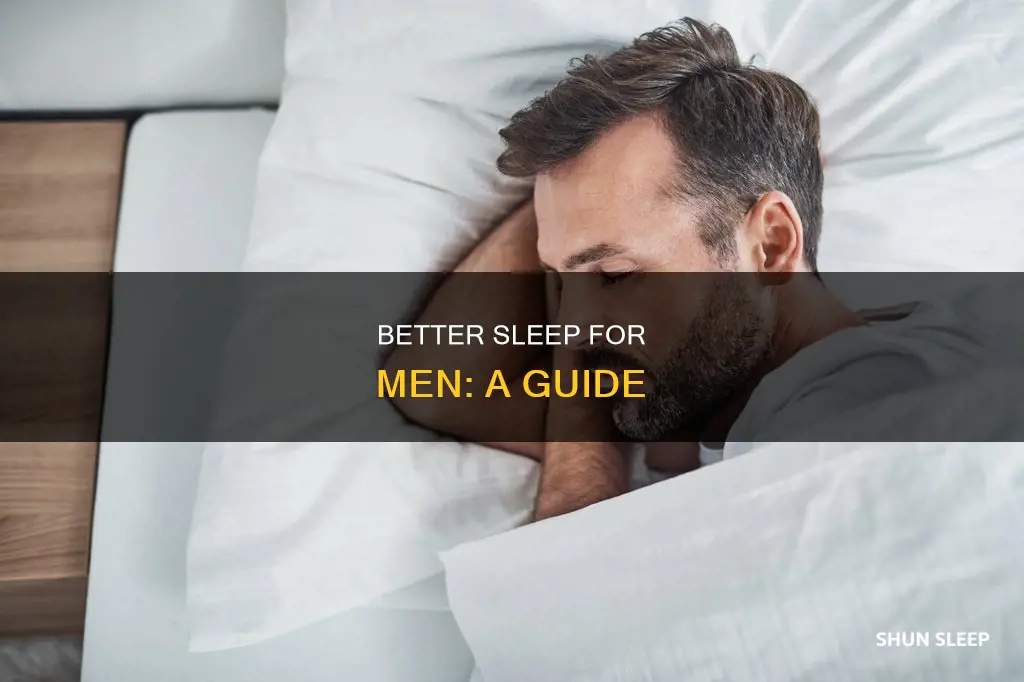 how do men sleep better
