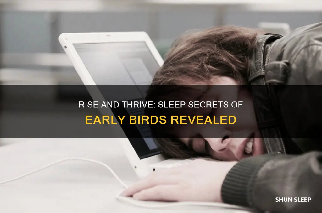 how do morning people get enough sleep
