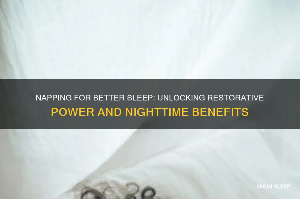 how do naps help you to sleep better