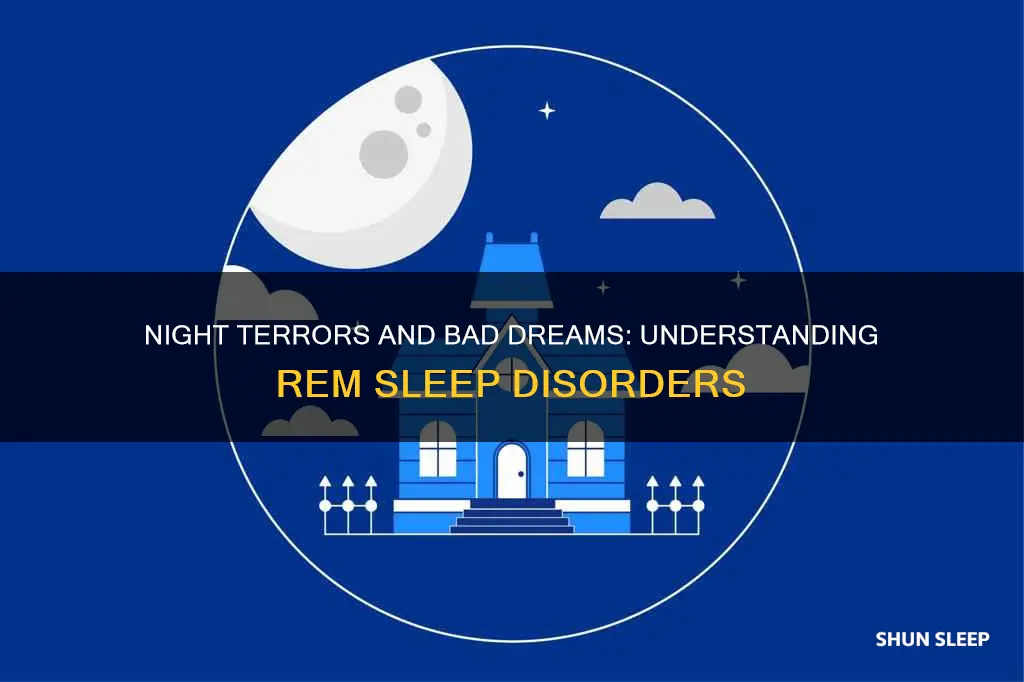 how do nightmares and sleep terrors differ rem