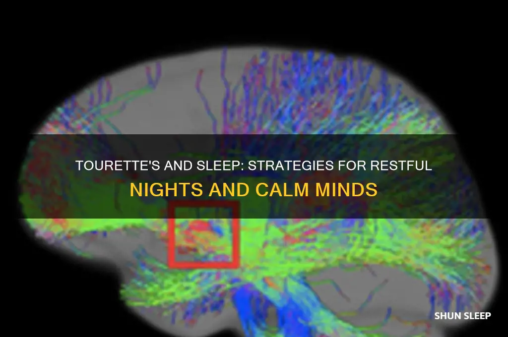 how do people with tourettes get to sleep