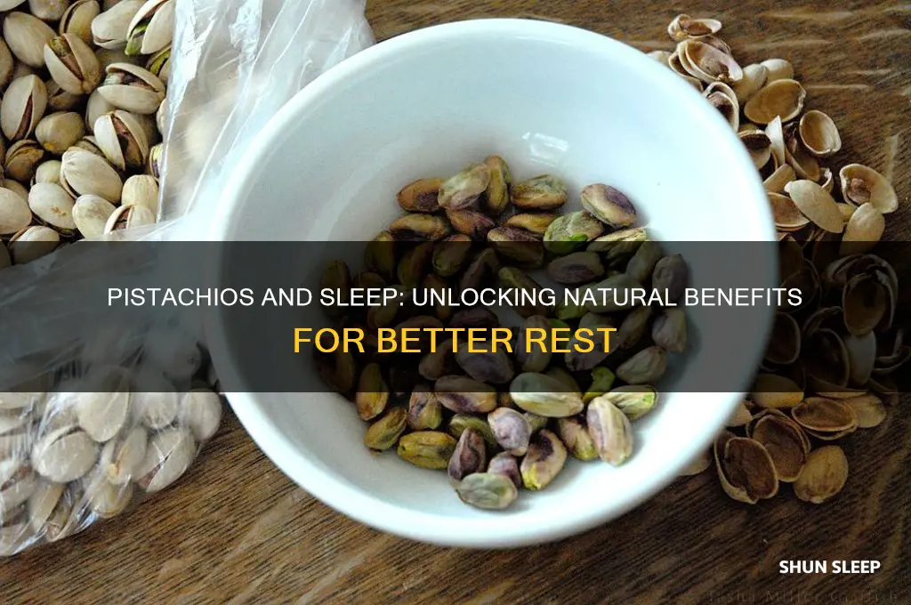 how do pistachios help with sleep