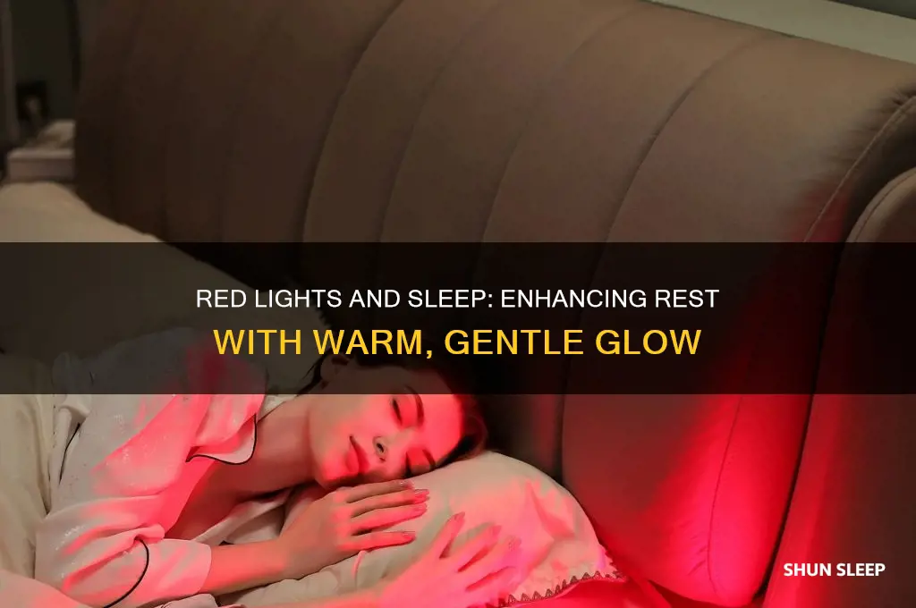 how do red lights help you sleep