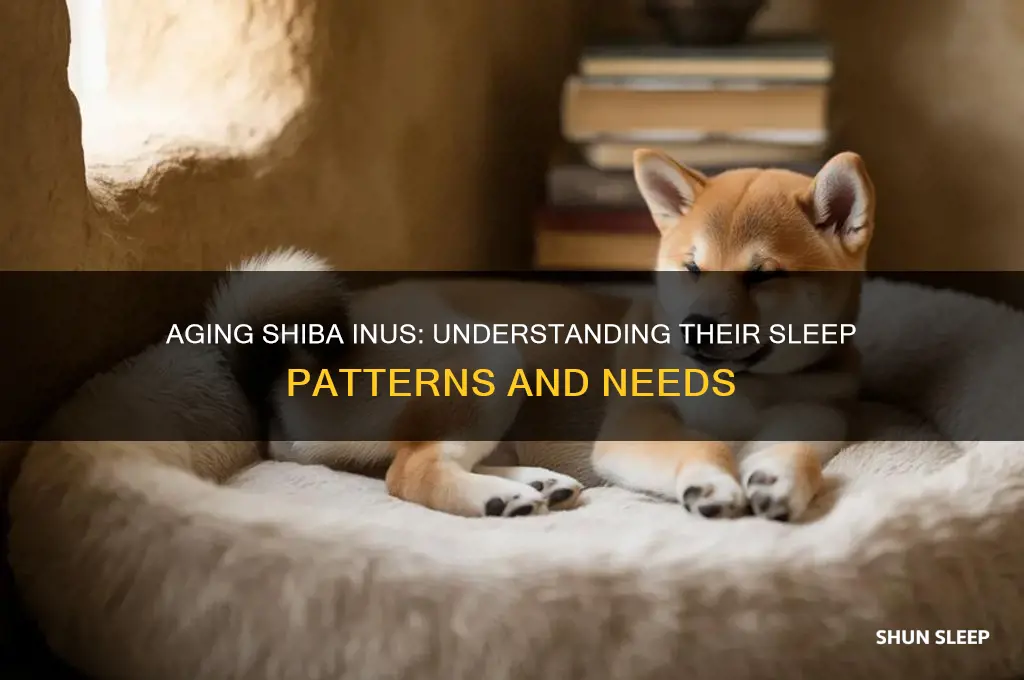 how do shiba inus sleep when they get older