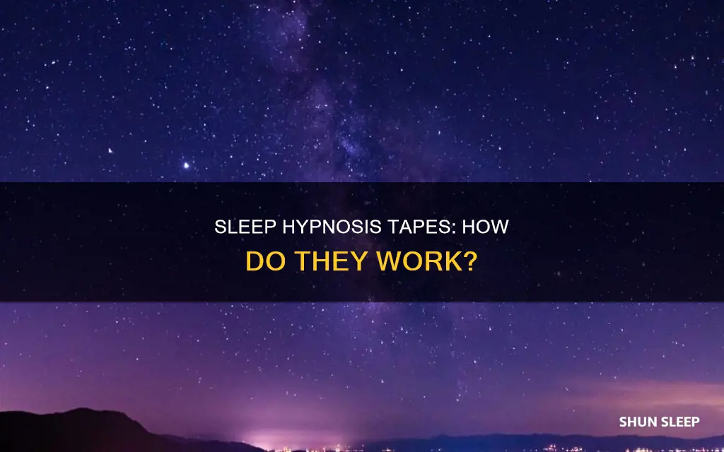 how do sleep hypnosos tapes work