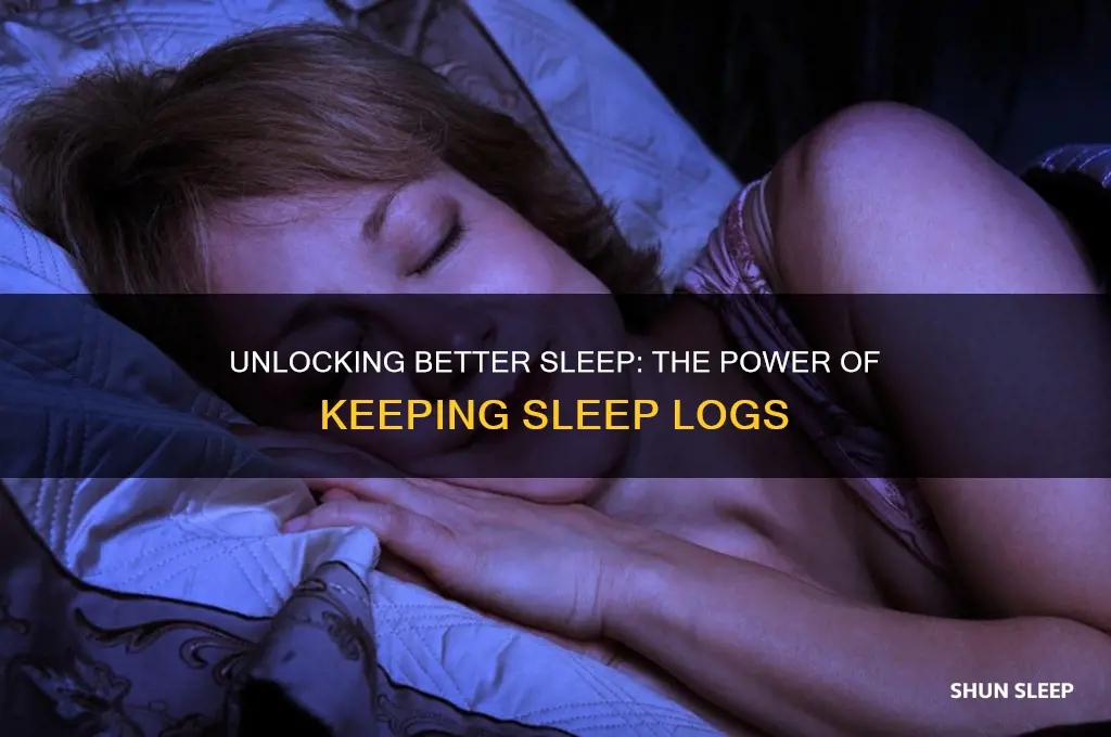 how do sleep logs help
