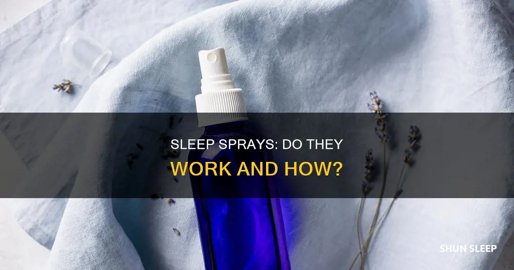 how do sleep sprays work