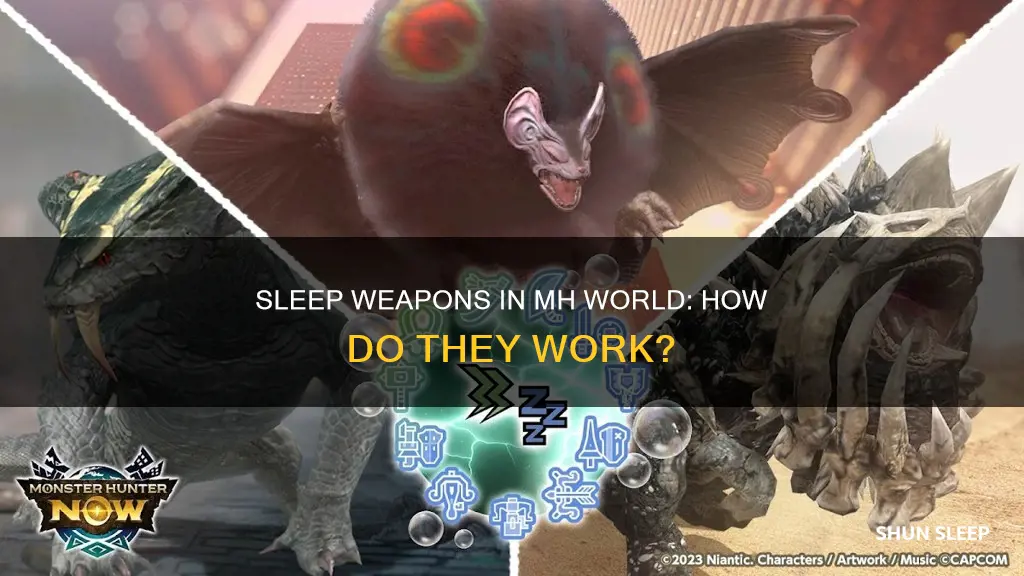 how do sleep weapons work mhw