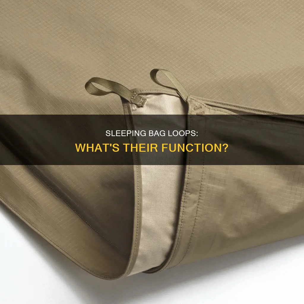 how do sleeping bag loops work