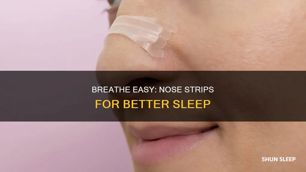 how do sleeping nose strips work