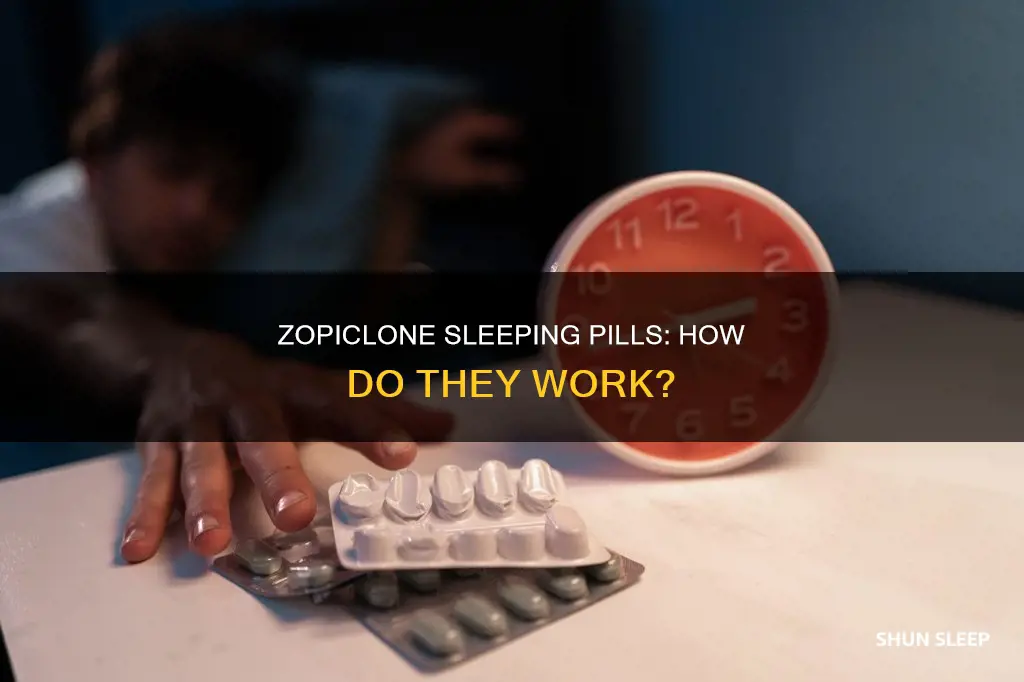 how do sleeping pills work zopiclone