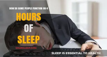 Unlocking Productivity: The Science Behind Functioning on Just 4 Hours of Sleep