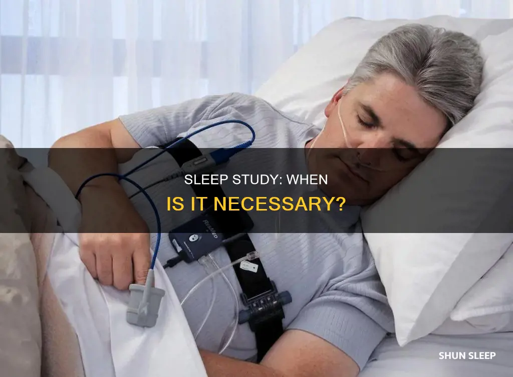 how do they determine if u need a sleep study
