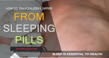 Tranquilizers vs. Sleeping Pills: What's the Real Difference?