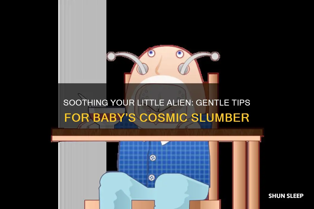 how do u put a baby alien to sleep