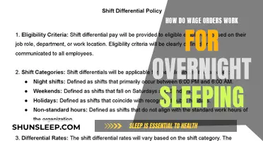 Understanding Wage Orders for Overnight Shifts and Sleep